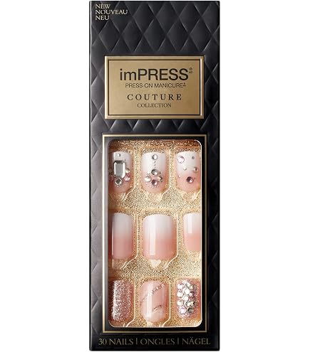 Amazon.com: KISS imPRESS Couture Collection Press-On Manicure